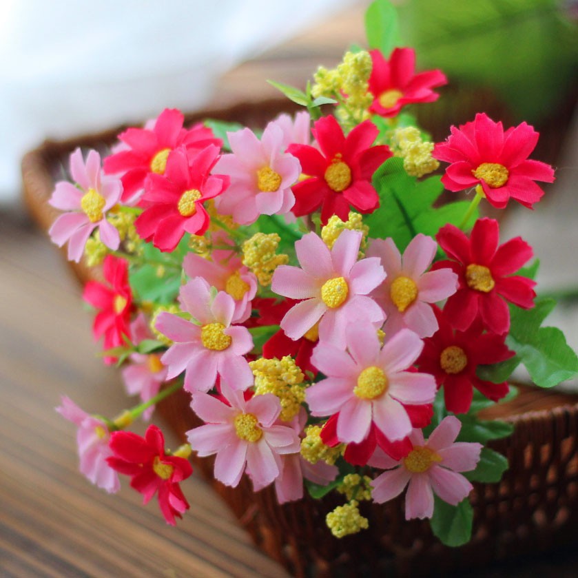 HAPPY TIME BUNGA KRISAN C28 1 TANGKAI 20 PCS BUNGA PLASTIK BUNGA ARTIFISIAL MURAH-6