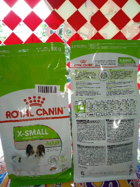 ROYAL CANIN X-SMALL ADULT 500gr makanan anjing