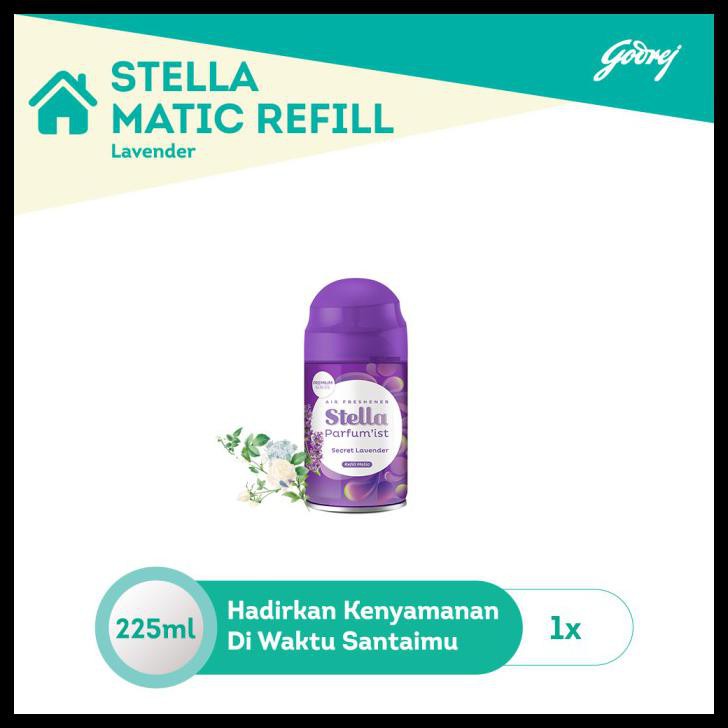 Stella Matic Refill Parfumist Secret Lavender / Japanese Sakura 225ml / stela isi ulang Parfum'ist /