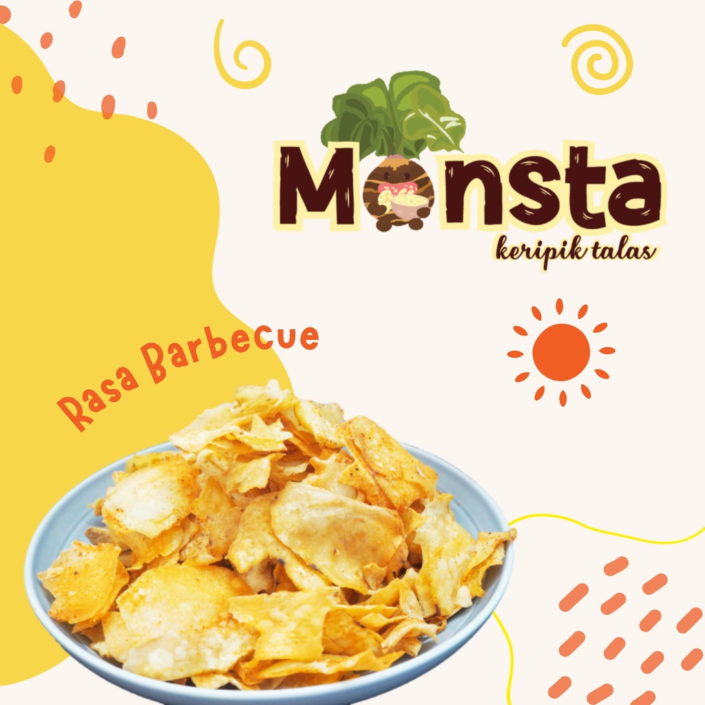 

MONSTA Keripik Talas Rasa Barbecue 85gr