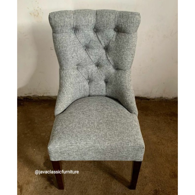 KURSI MAKAN JOK CAFE RESTO MINIMALIS DINNING CHAIR TERAS SANTAI MEWAH DUDUKAN EMPUK KAYU JATI-2