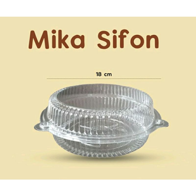 MIKA SIFON / MIKA KUE BOLU / MIKA BULAT / PLASTIK KUE BOLU