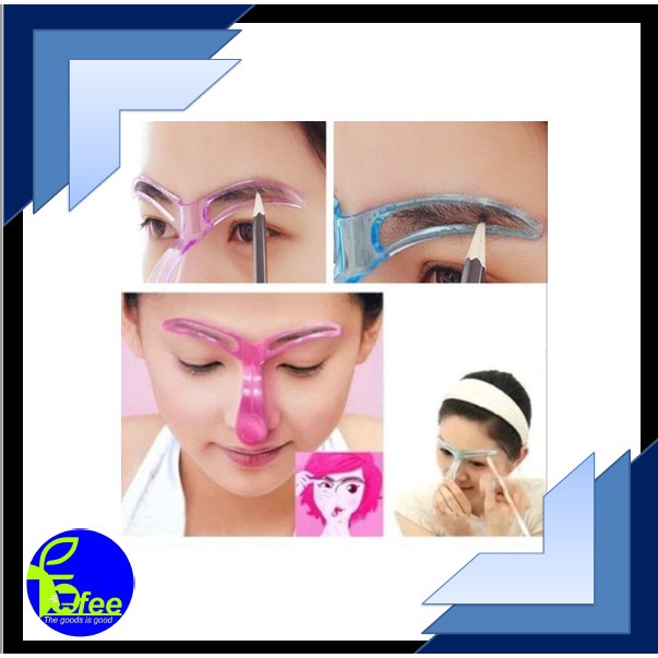 [IMPORT] - Eyebrow Template Alat Bantu Cetakan Merias Alis