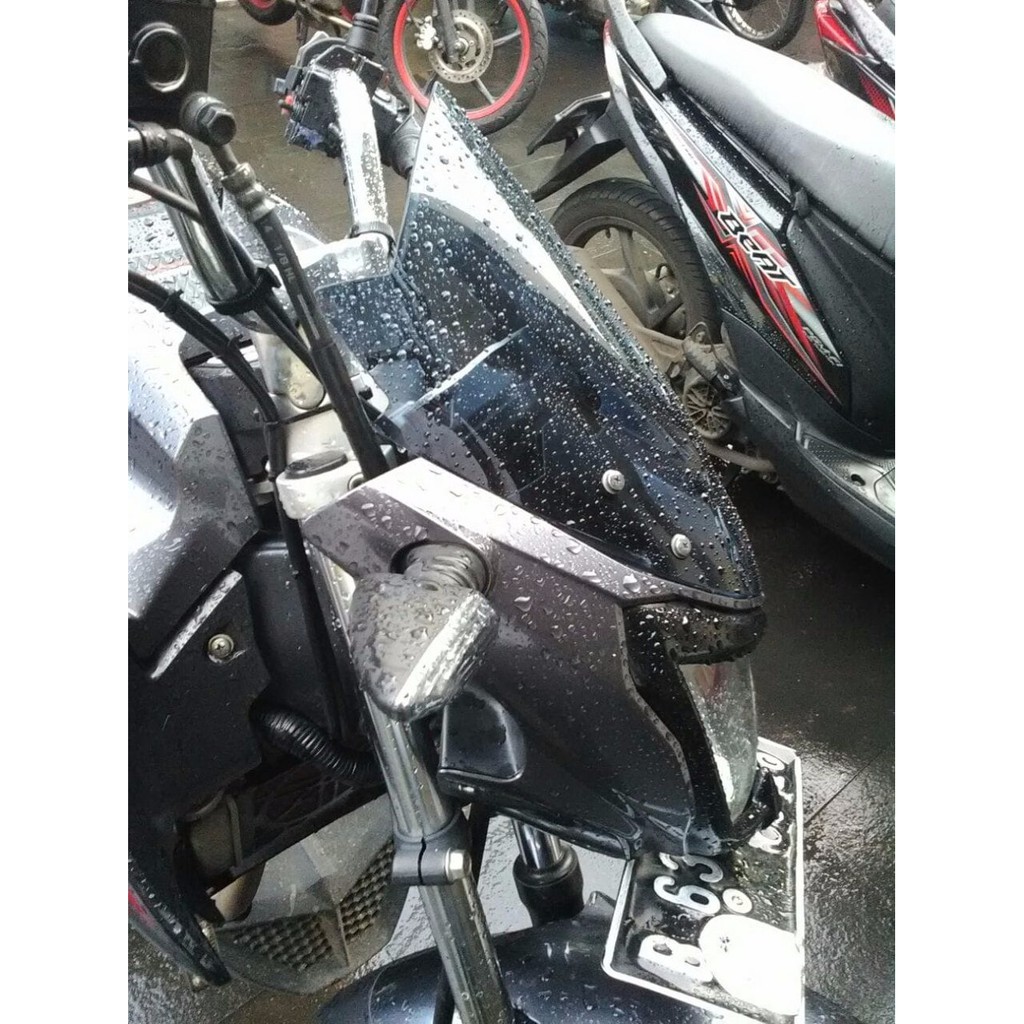 Aksesoris Variasi WIndshield Visor Yamaha Vixion NVL Lancip Tinggi