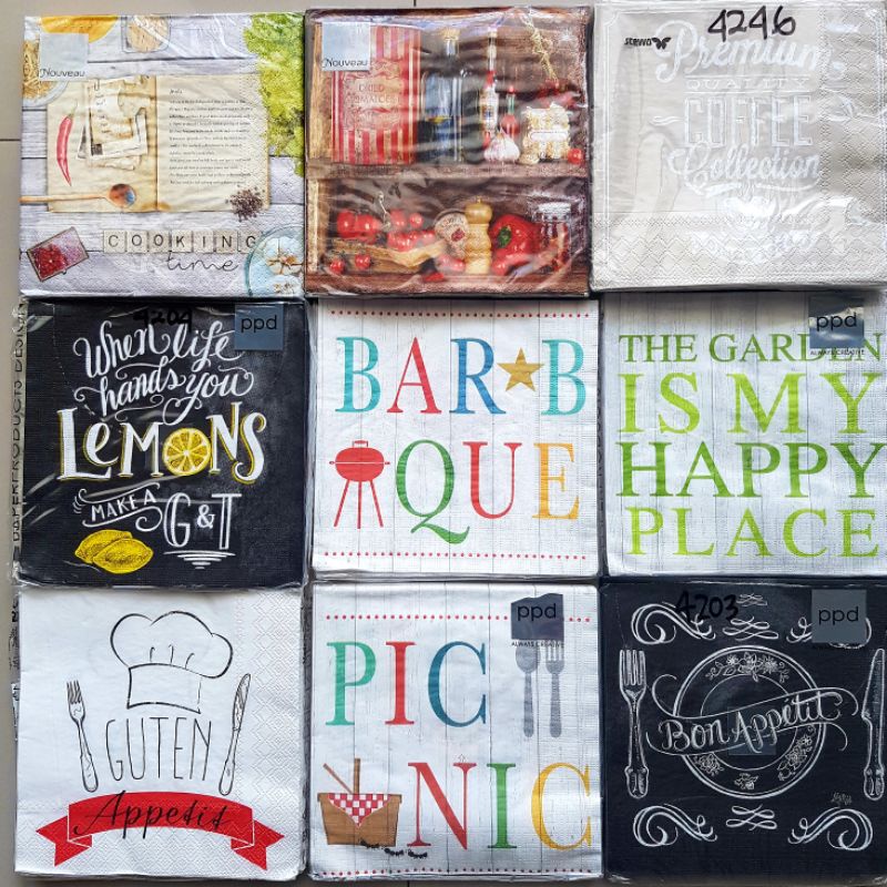 napkin decoupage
