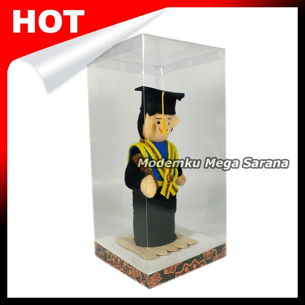 Boneka Wisuda Laki Laki FTM03 - 24x12x12 cm