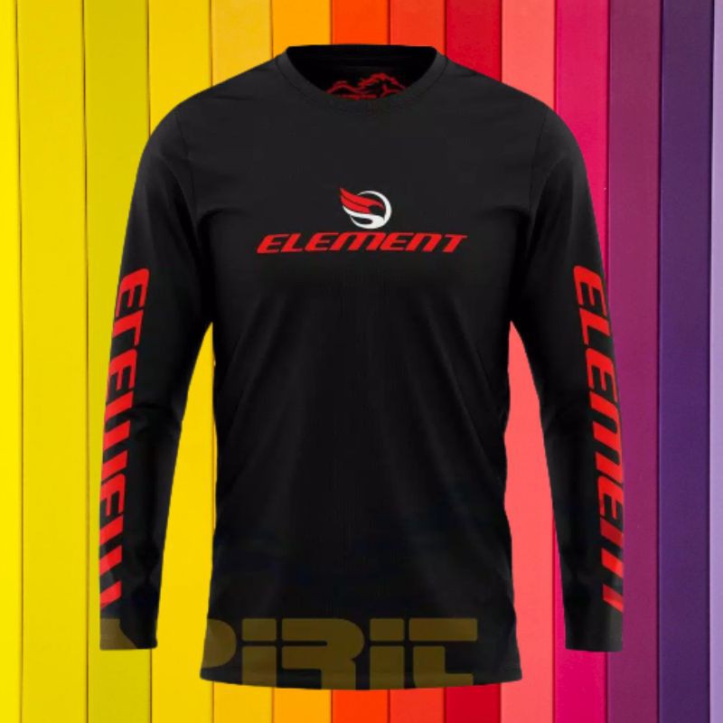 KAOS SEPEDA ELEMENT LENGAN PANJANG PRIA/WANITA