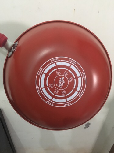 Wajan Enamel Marble Anti Lengket 34 Cm