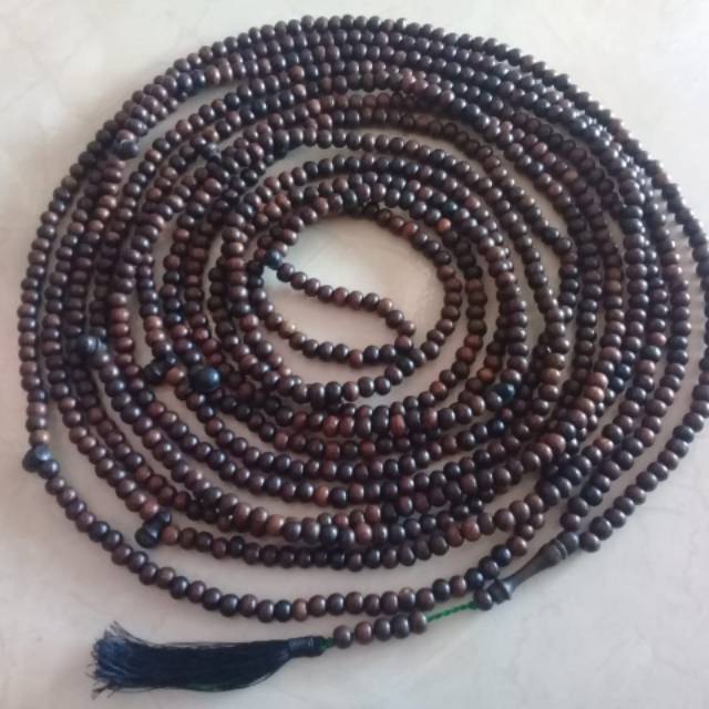 Tasbeh 1000 Butir Kayu Galih Asem