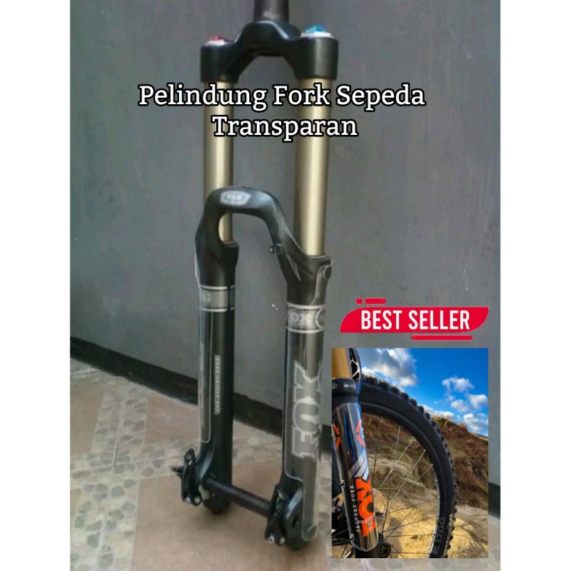 [ TERLARIS ] Fork Guard Sepeda mtb Transparan - Pelindung fork Sepeda mtb - Pelindung Shok Sepeda - 