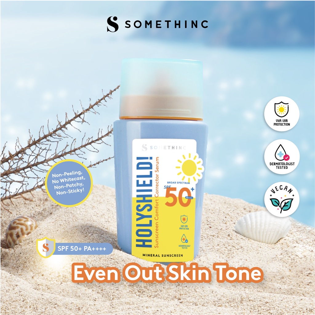 (BPOM) SOMETHINC Holyshield! Sunscreen Comfort Corrector Serum SPF 50+ PA++++