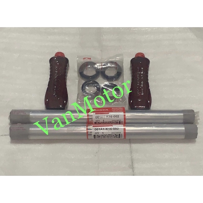 PAKET AS SHOCK SOK BEAT ESP NEW SCOOPY ESP HONDA K16 DRAT 1SET SEAL , OIL SHOCK  2pc seal shock 2pc seal abu 2pc as shock 2pc oil shock