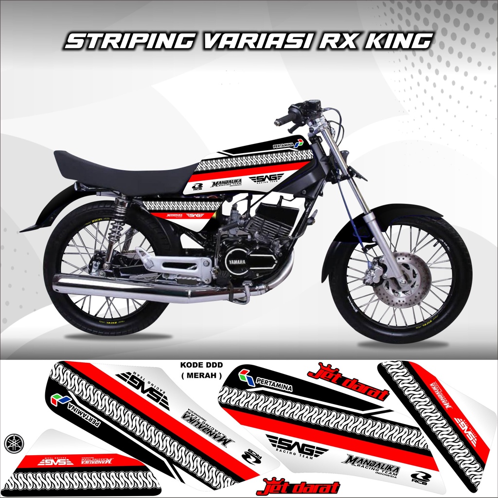 Sticker Rx King Variasi Stiker Striping Rx King Kode DDD