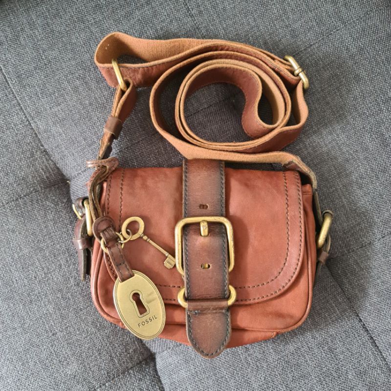 Tas FOSSIL ORIGINAL PRELOVED VINTAGE EMORY MINI CROSSBODY