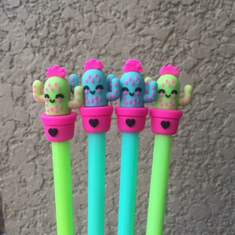 pen kaktus smile bena pulpen bolpoint atk grosir atk murah