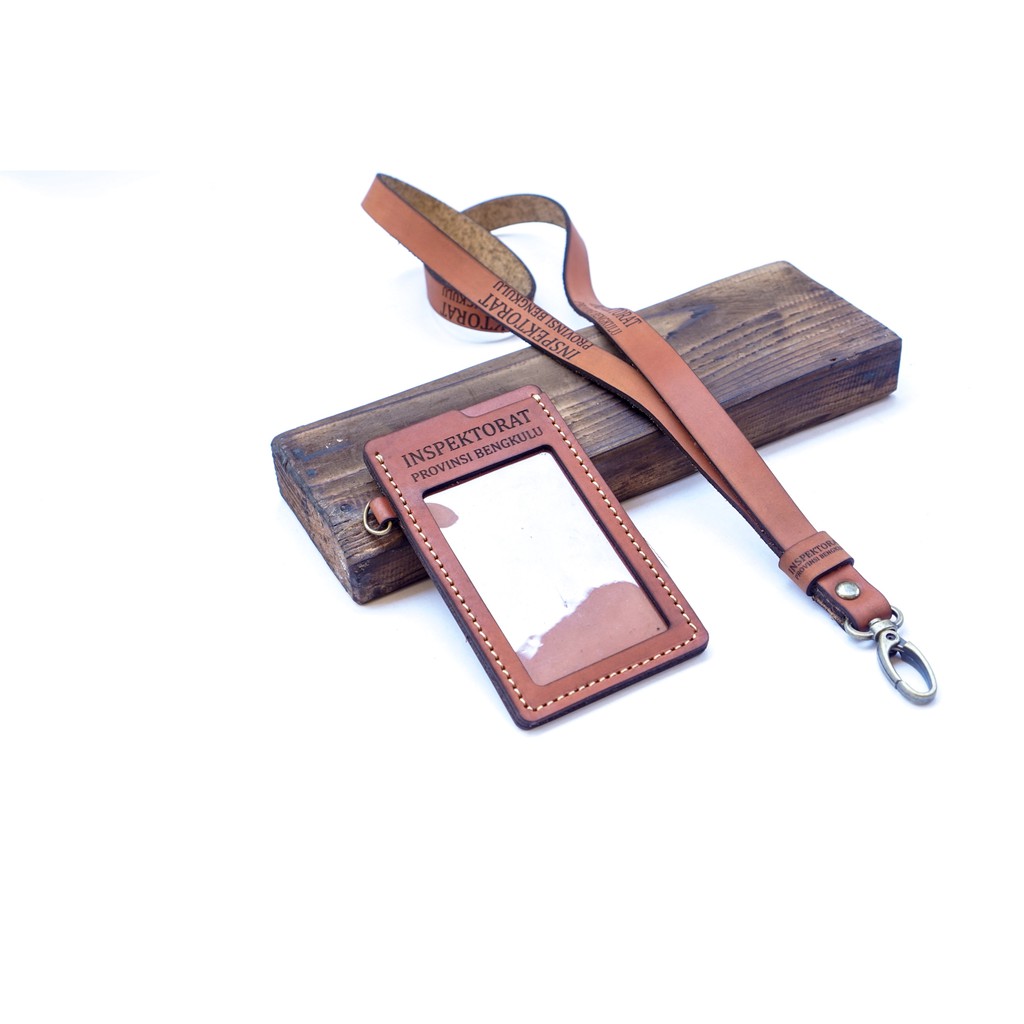 

NAME TAG KULIT ID CARD KULIT | GANTUNGAN ID CARD HOLDER KULIT GRAFIR LASER