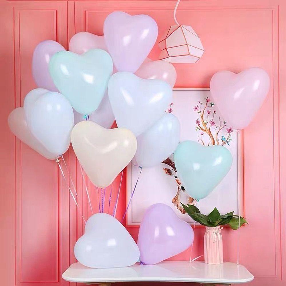 [ELEGANT] Balon 50pcs 10inch Anak Dewasa|Layout Adegan Warna Valentine Day Wedding Decor