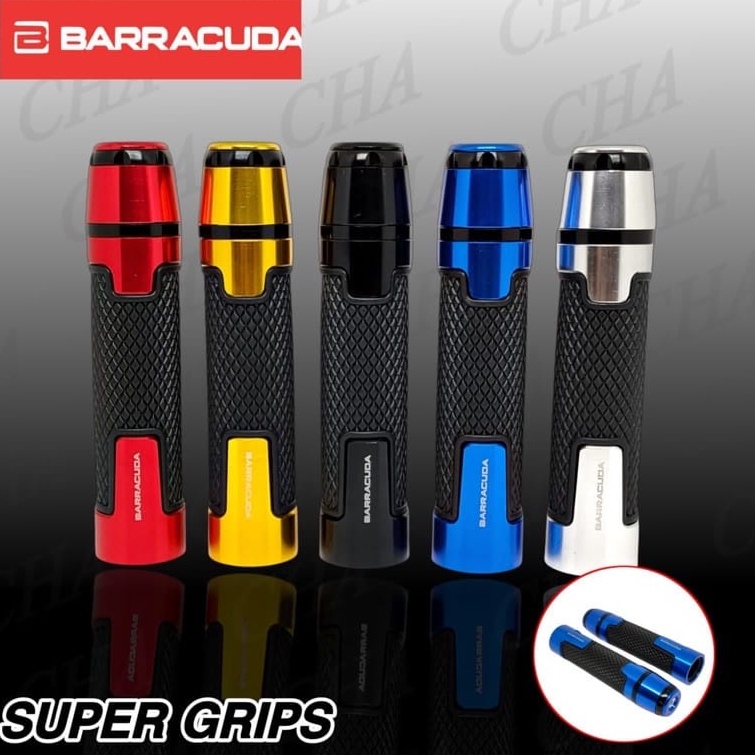 Handgrip jalu barracuda dan cks handgrip 619 barracuda plus jalu grips super universal bisa semua motor