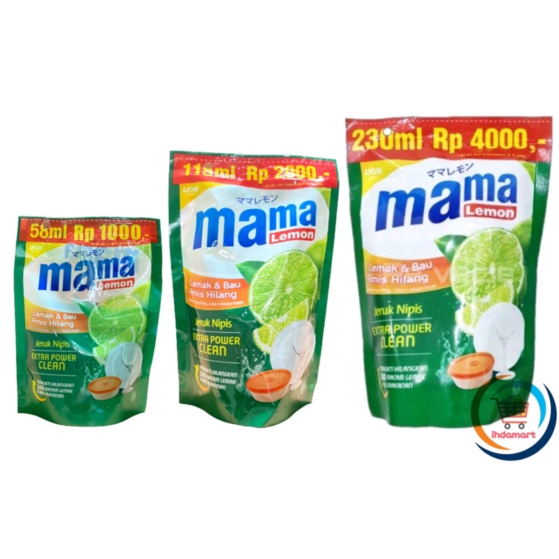 Mama Lemon Jeruk Nipis 58 ml / 115 ml / 230 ml