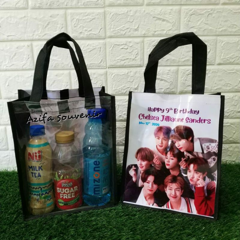 Tas Souvenir Ulang Tahun/ Goodie Bag Ultah Custom model  Mika-5