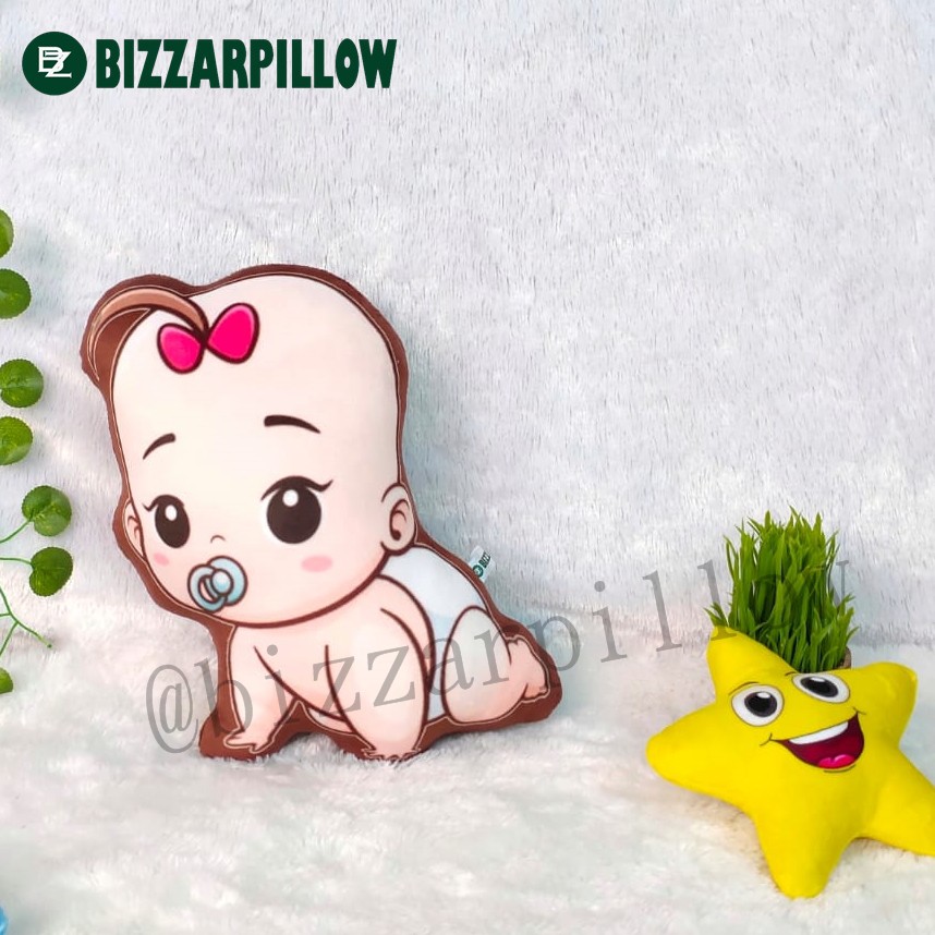 Bizzarpillow Bantal Karakter Bayi SIze M BZ099