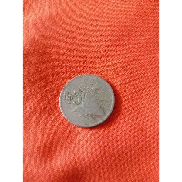 Uang logam 50rupiah gambar burung cendrawasih