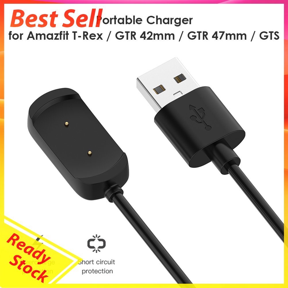 3.28ft USB Charger Cable for Amazfit T-Rex GTR 42mm 47mm GTS Smartwatch