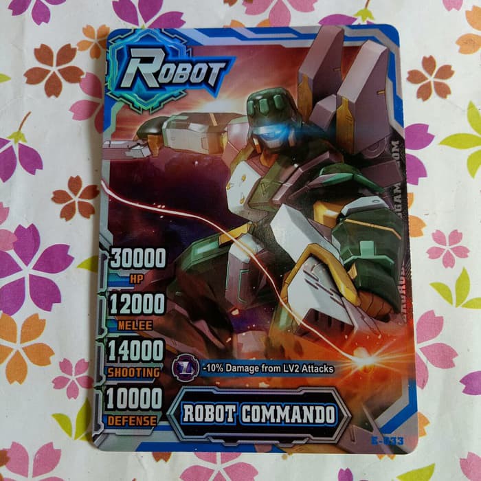 hero of robots silver event robot commando e-033