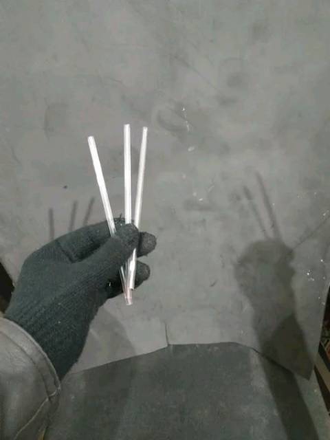 Pipa kaca pyrex 5mm panjang 30cm