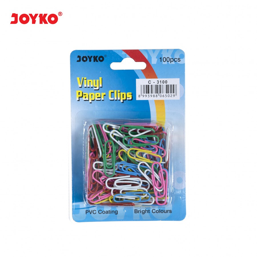 

Joyko Paper Clip Warna C-3100 no.3 Klip Jepitan Kertas Grosir Murah