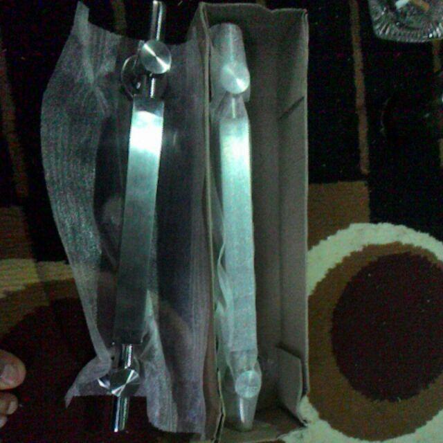 Handle Pintu Minimalis Stainless 2set+kunci