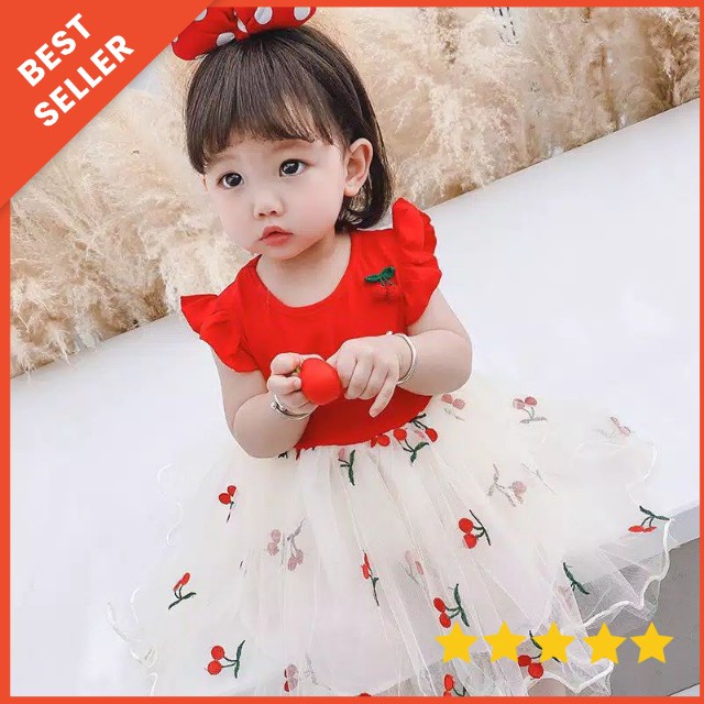 [0-4th] DRESS TUTU ANAK GAUN PESTA DRESS TILE ANAK IMUT MOTIF MAHKOTA PRINCESS DRESS TUTU ANAK IMPORT PREMIUM