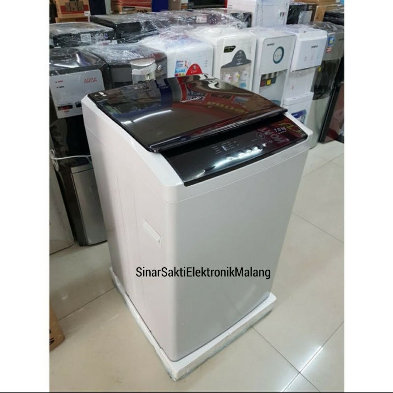 Sharp Mesin Cuci 1 Tabung 7 Kg ESG 876 PGY Top Loading / Bukaan Atas Garansi Resmi Kota Malang