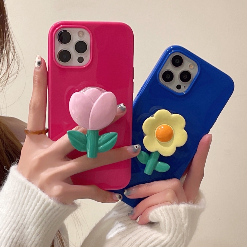 Case Pelindung Bahan Silikon Tpu Motif Bunga Jelly Untuk iPhone 13 13pro 13prm 11 7Plus 8Plus Xr XS 13 12 Pro Max