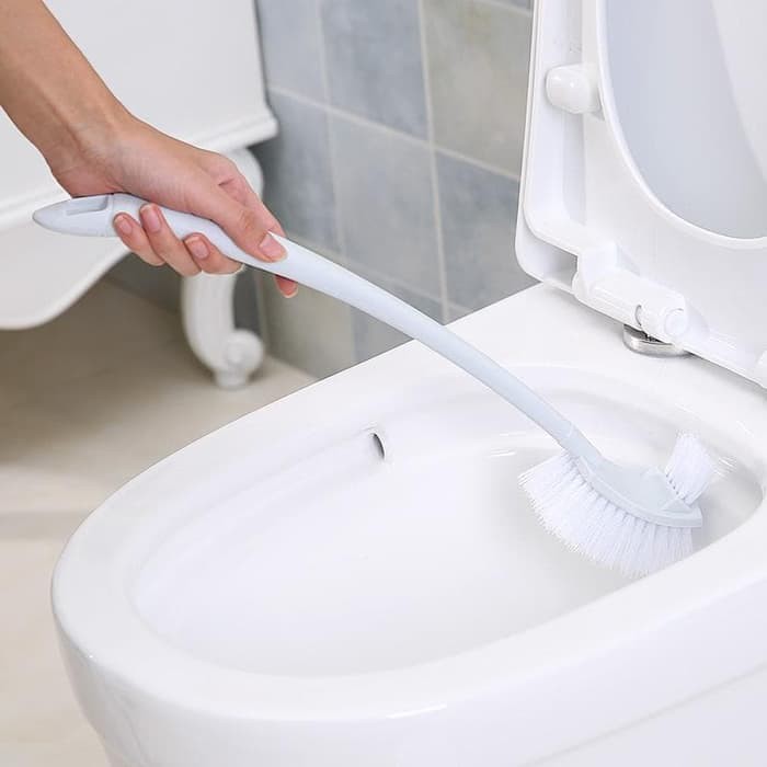 Sikat Toilet Multifungsi Gagang Panjang 2 sisi bulu - Brush WC Pembersih Lantai / Toilet Cleaner
