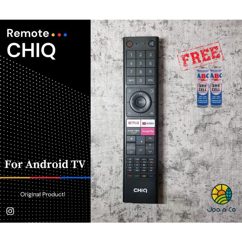 Remote TV CHIQ dan CHANGHONG Android 100% Original New
