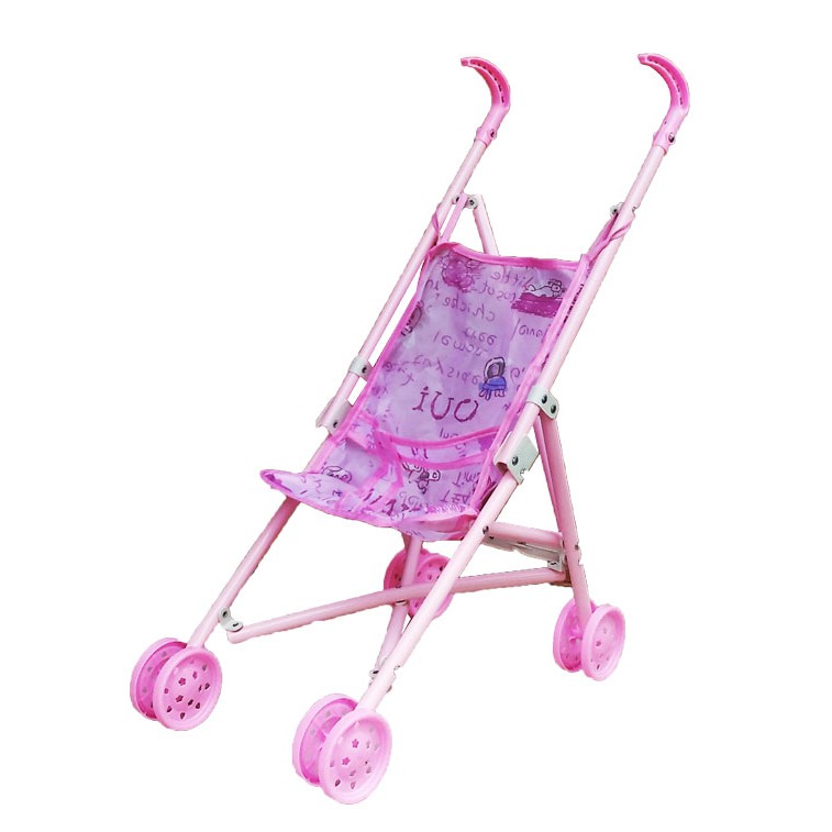 MAINAN ANAK BABY STROLLER BONEKA BESI / PLASTIK