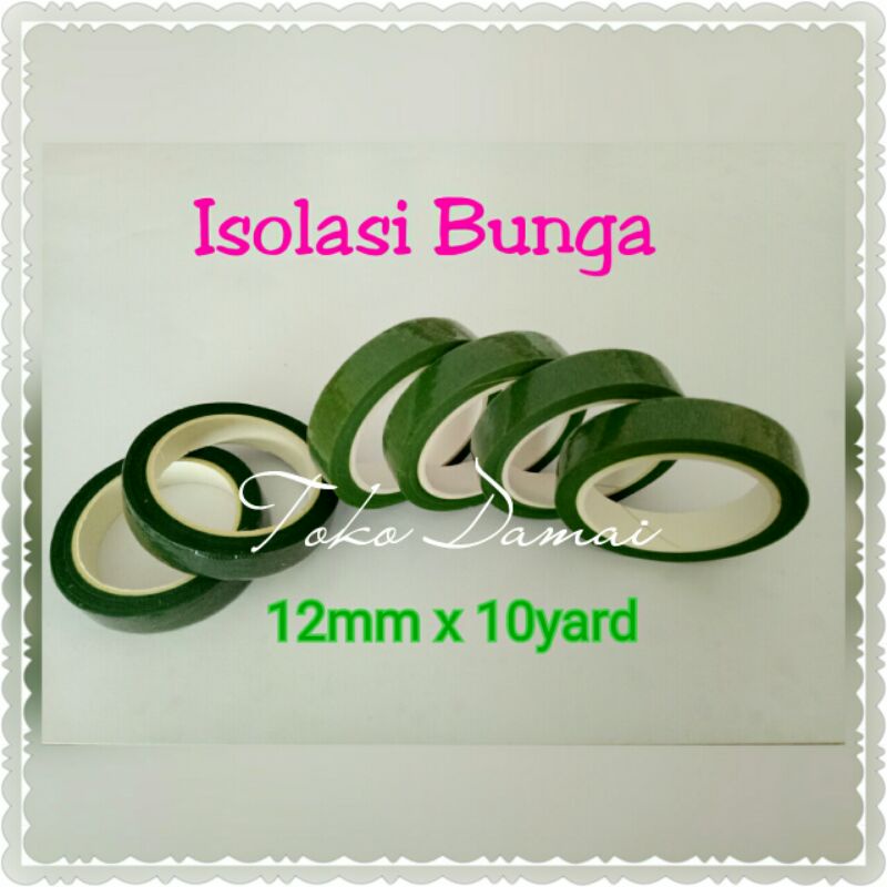 

Isolasi Bunga / Flora Tape 10yard [ Per Rol ]