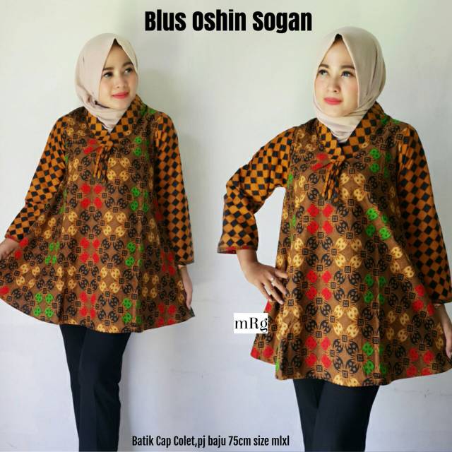 8100 Model Baju Batik Blus Terbaru