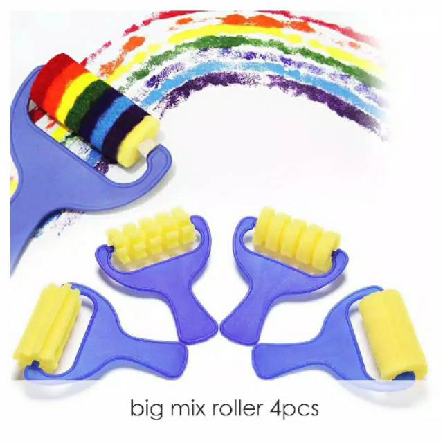 

Babalil - 4pcs Kuas Lukis Roller Besar / Big Mix Roller