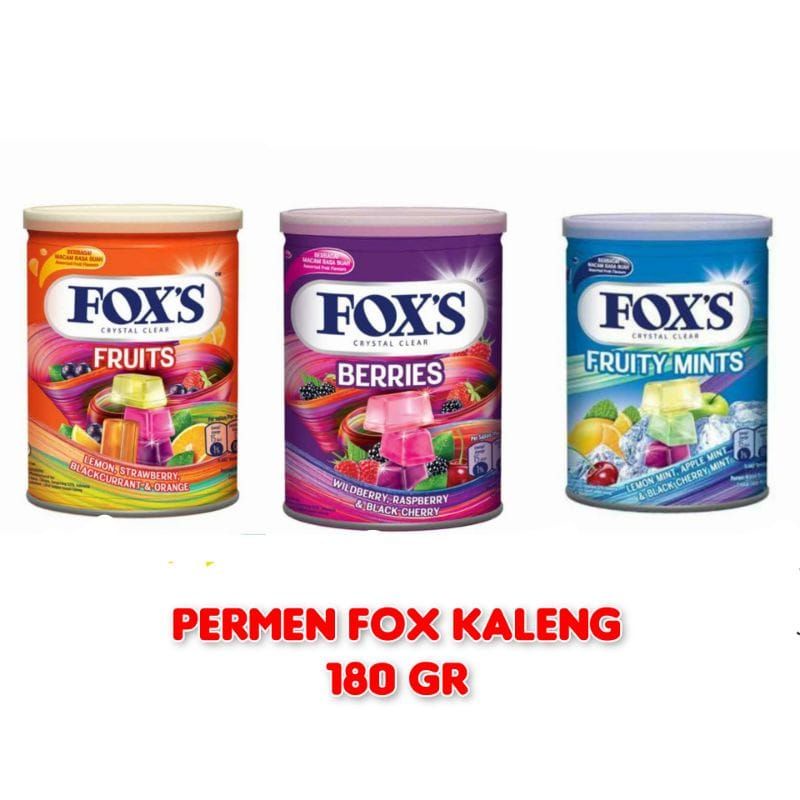 

permen fox kaleng 180gr