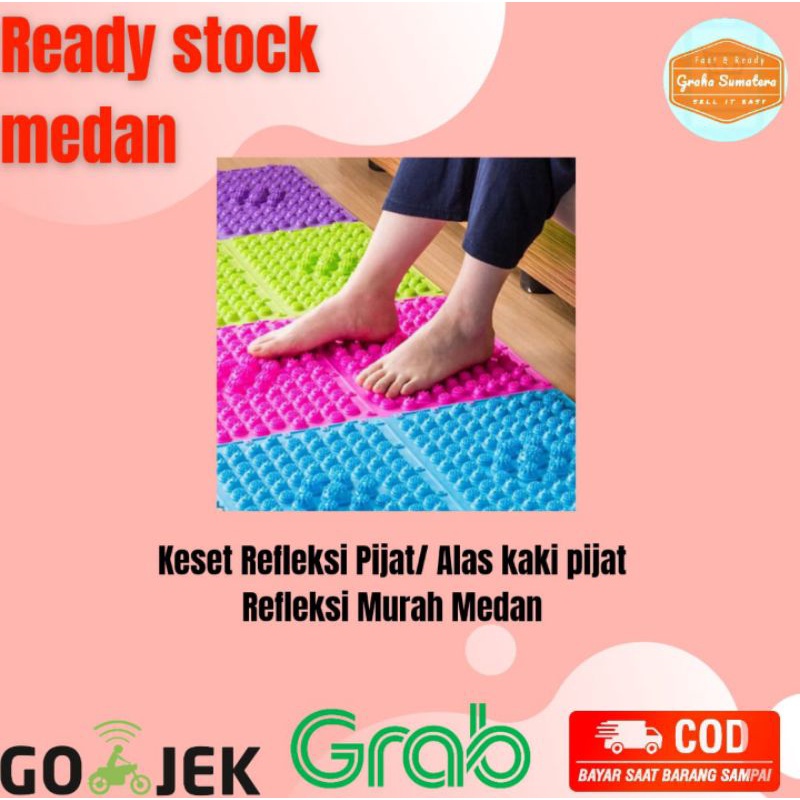 Keset Refleksi Pijat / Alas Kaki Pijat Refleksi Mudah Medan