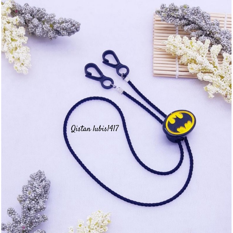 Strap masker 2in1 Clay super Hero costum nama beli 10 free 2