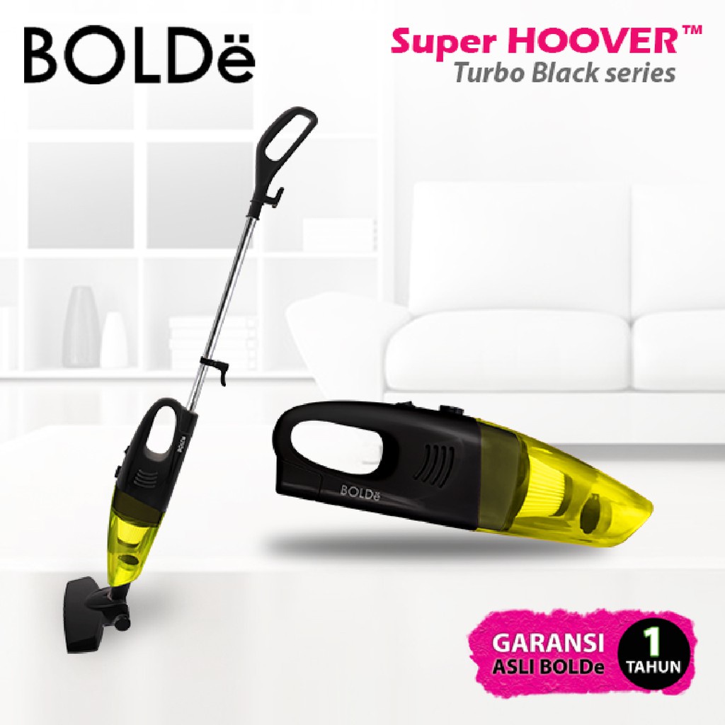 Penyedot Debu Vacuum Cleaner BOLDe Super Hoover Turbo Black Series Garansi Resmi