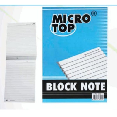 

Block Note Kertas Catatan Bergaris Microtop Tebal TN-0235