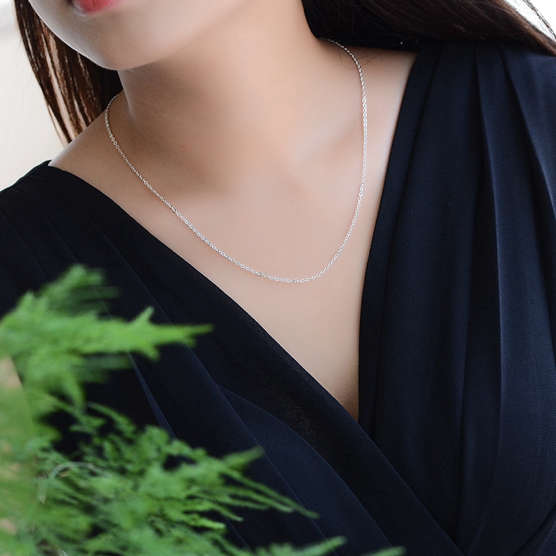 Aksesoris Fashion Kalung Perak S925 Sterling dengan Rantai