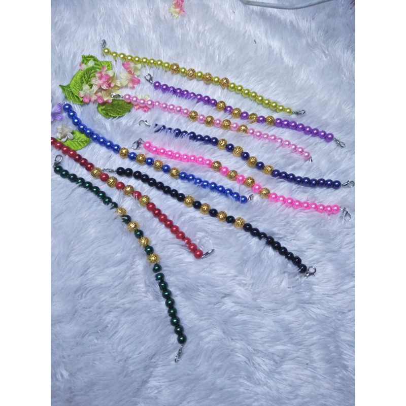 konektor pengait masker mutiara gelang 2in1 fhasion 008