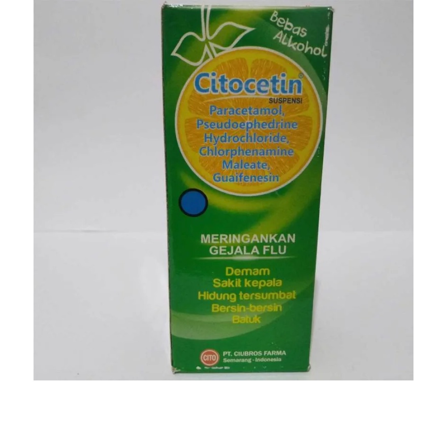 Citocetin 60ml sirup jeruk