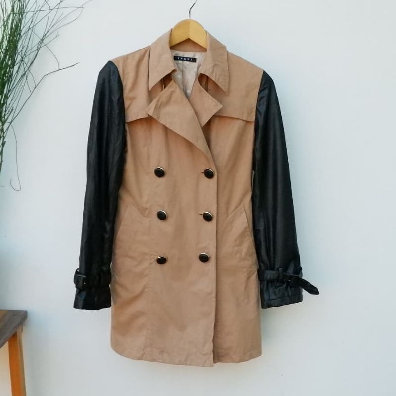 Ingni long coat / coat jepang / jacket jepang / coat korea / jacket korea / jacket kulit