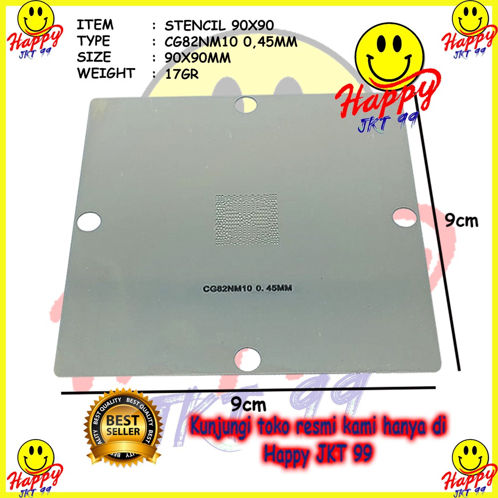 [ HAPPY JKT 99 ] STENCIL 90X90 CG82NM10 82NM10 NM10 SLGXX QMNJS CG82TPT